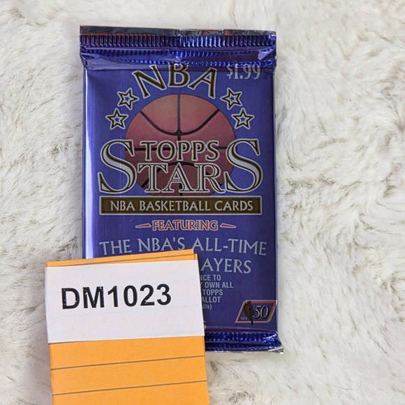 1996-97 Topps NBA Stars Factory Sealed Pack Michael Jordan Vintage Basketball - Picture 3 of 4